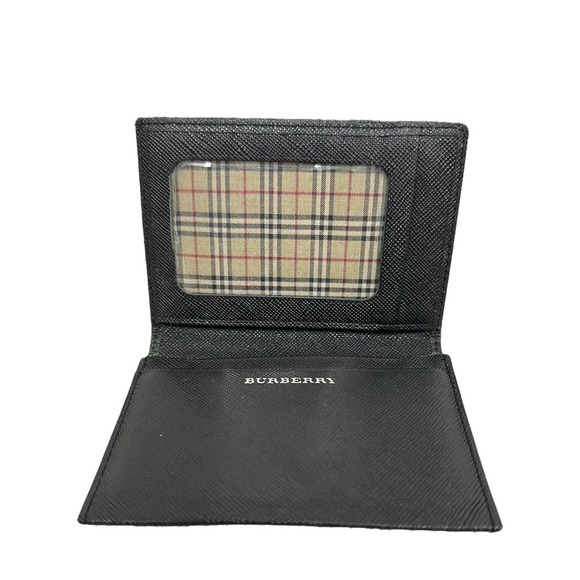 Burberry Leather Bi-Fold Card Wallet - Picture 2 of 3